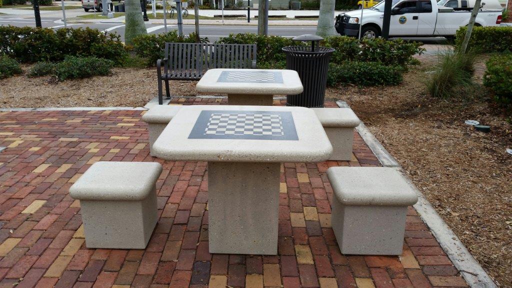 Hector House Plaza Chess Tables