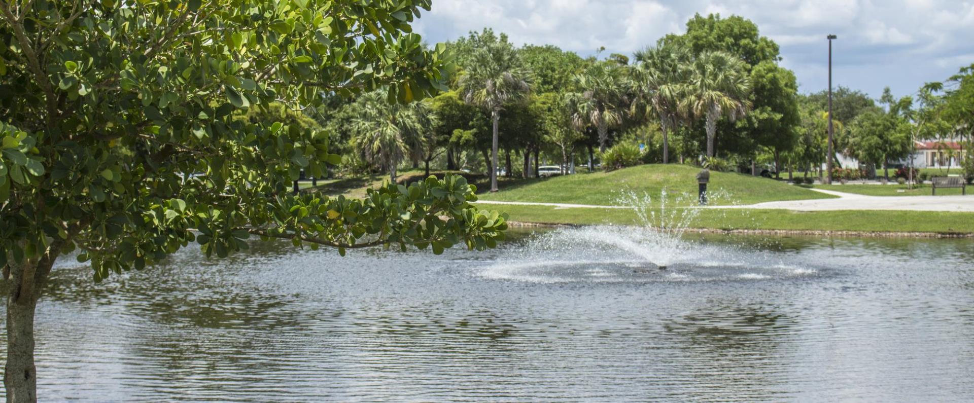 Sculpture Park Fountain June 2016