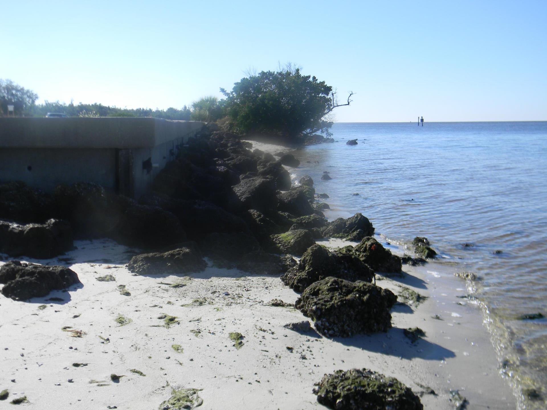 Ponce Park seawall