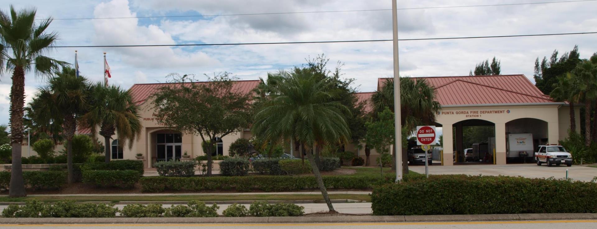 Street view of Pubic Safety building.