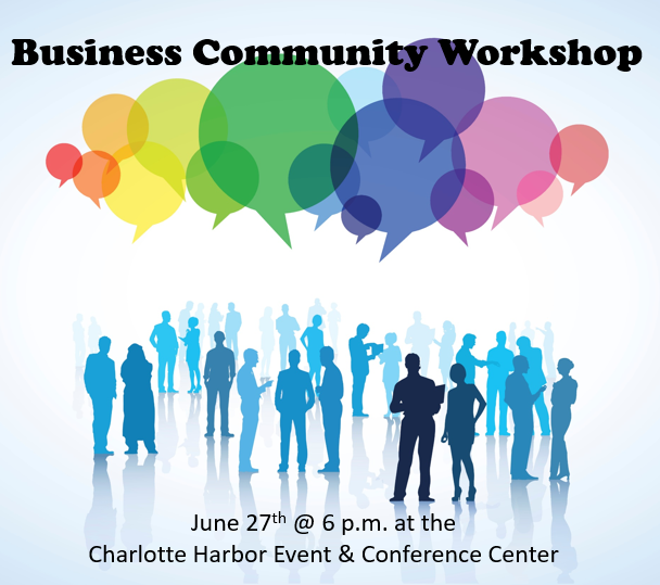 Image of Presentation logo Business Community Workshop. 