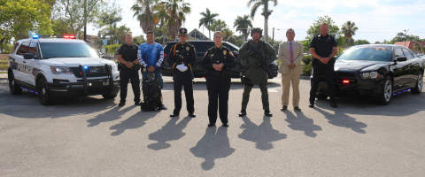 Chief Davis With Members of PGPD Specialty Teams