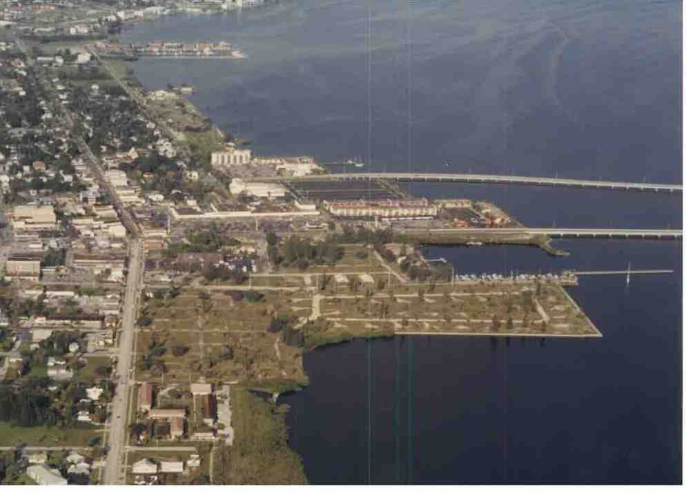 Old arial view of laishley park